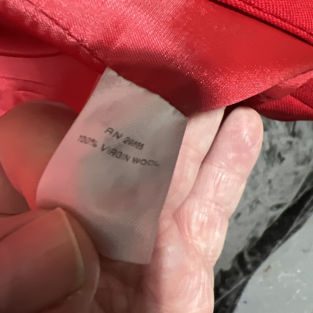 Pendleton Plus 100%Virgin Wool Red Blazer Women's… - image 8